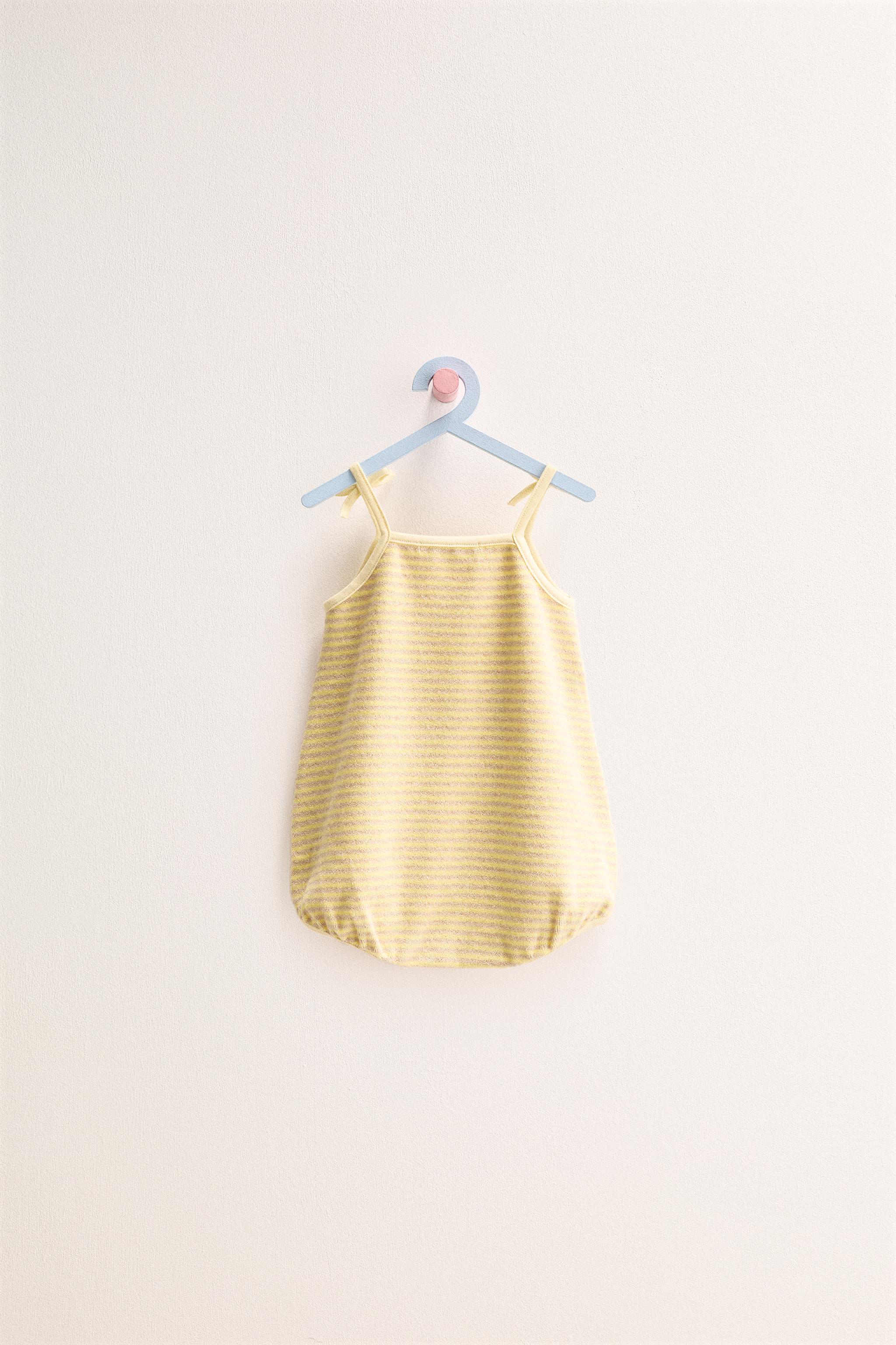 ZARA TIMELESS - STRIPED TERRYCLOTH ROMPER